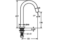 HANSANOVA Style, Miscelatore lavabo, 5091810133