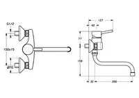 HANSAVANTIS Style, Miscelatore cucina, 52532107