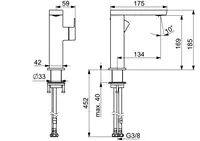 HANSASTELA, Waschtischbatterie, 57142273