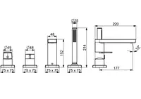 HANSASTELA, Cover part for bath and shower faucet, 57302173