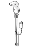 HANSAELECTRA, Umývadlová batéria, 6 V, Bluetooth, 64412219