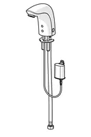 HANSAELECTRA, Umývadlová batéria, 6 V, Bluetooth, 64402219