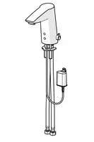 HANSAELECTRA, Umývadlová batéria, 6 V, Bluetooth, 64912219