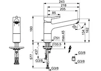 HANSAVANTIS Style, Drezová batéria, low pressure, 52491177