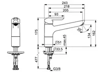 HANSAVANTIS, Dřezová baterie, 52482273