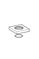 59914212 | HANSA | Cover flange, 75x75 mm