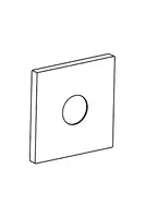 Cover plate, 150x150 mm