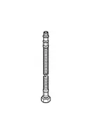 Tubo flessibile, M12x1, G3/8, L=400