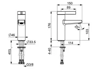 HANSALOFT, Waschtischbatterie, 57532203