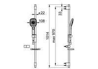 HANSAACTIVEJET Style, Shower set, 843702300037