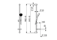 HANSAVIVA, Shower set, 44150110