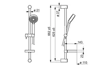 HANSAVIVA, Set de douche, 44160110