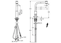 HANSARONDA, Kitchen faucet, low pressure, 55231103