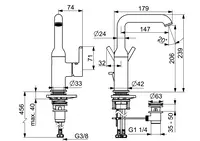 HANSAVANTIS Style, Washbasin faucet, 54542207