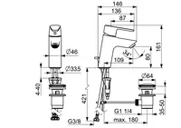 HANSAVANTIS, Washbasin faucet, 52402263