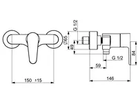 HANSAVANTIS, Shower faucet, 52450163