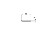 HANSALIVING, Cover flange, 55x55 mm, 66360000