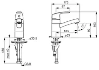 HANSAPINTO, Washbasin faucet, 45152283