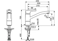 HANSAPALENO, Kitchen faucet, 56532203