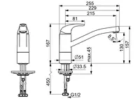 HANSAPICO, Kitchen faucet, 460822730037