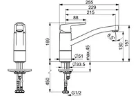 HANSAPOLO, Kitchen faucet, 514822930037