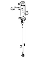 HANSAPALENO, Kitchen faucet with dishwasher valve, 56542203