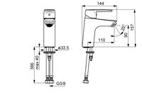 HANSAPOLO, Washbasin faucet, 51522293