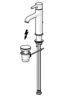 HANSAVANTIS Style, Umývadlová batéria, low pressure, 54381107