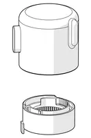 Temperature control handle