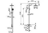 HANSABASIC, Regendouche set, 55380130