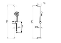 HANSABASIC, Shower set, 55780113