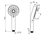 HANSABASIC, Hand shower, 55620100