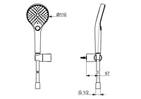 HANSAVIVA, Combinazione Doccia con doccetta, 4417022033