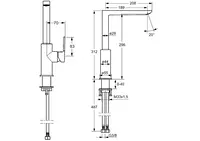 HANSALIGNA, Kitchen faucet, 55282203