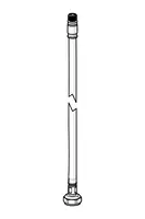 Flexible d'alimentation, L=430, G3/8-M10x1