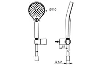 HANSAVIVA, Hand shower set, 44170220