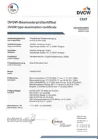 Certificat / Norme DVGW