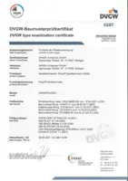 Certificat / Norme DVGW