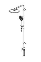 HANSAVIVA, Overhead shower  set, 44180300