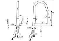 HANSADESIGNO Style, Kitchen faucet, 51362283