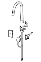 HANSADESIGNO Style, Robinetterie évier plus valve lave-vaisselle, 3 V, 51372283