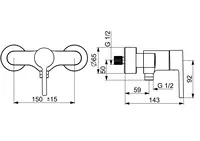 HANSAVANTIS, Shower faucet, 52450167