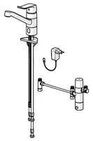 HANSACARE, Robinetterie évier, 230/9 V, Bluetooth, 46132009