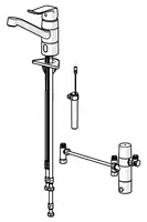 HANSACARE, Robinetterie évier, 3 V, Bluetooth, 46132209