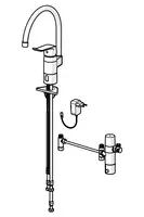 HANSACARE, Robinetterie évier, 230/9 V, Bluetooth, 46142009