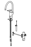 HANSACARE, Küchenarmatur, 3 V, Bluetooth, 46142209