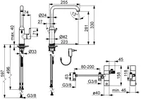 HANSAVANTIS Style, Drezová batéria, 230/9 V, Bluetooth, 5421220933