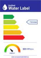 Schválení/Prohlášení Unified Water Label