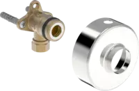Oras Group, Angle coupling with stop valve, G3/4(1/2)-D12, 290009