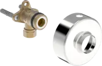 290009 | Oras Group | Angle coupling with stop  valve, G3/4(1/2)-D12